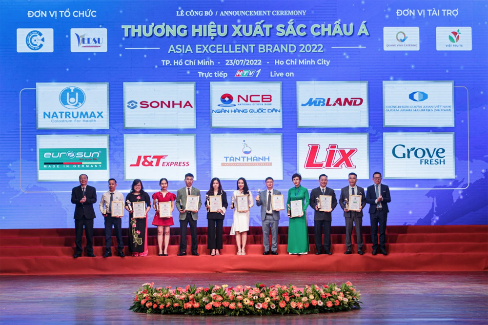 Doanh nghiệp Tân Thành đạt giải thương hiệu xuất sắc Châu Á