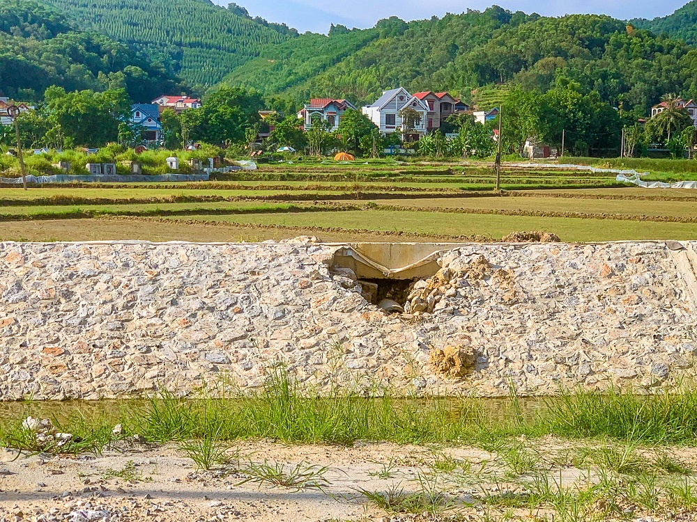 yen dung bac giang du an kenh tieu gan 130 ty dong co dau hieu hu hong do dau