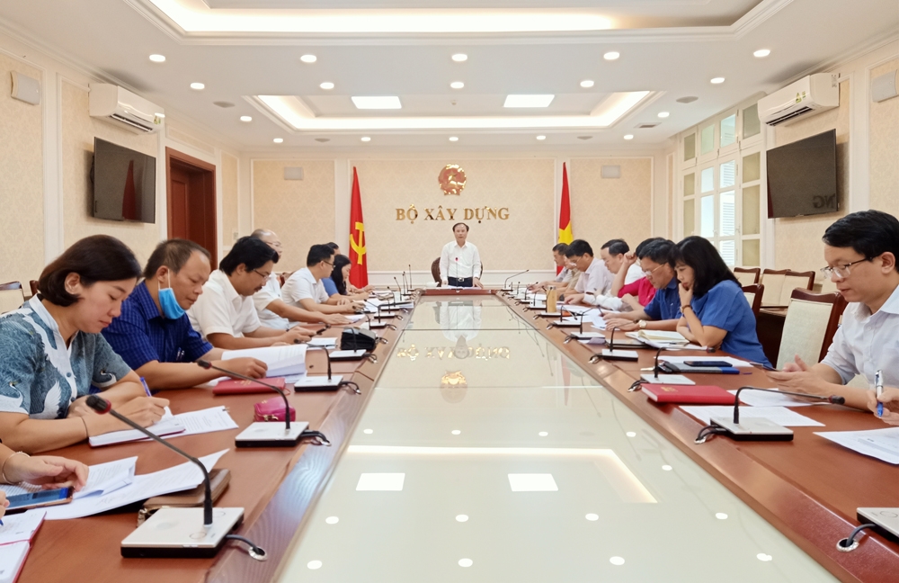 Họp Ban chấp hành Đảng bộ Bộ Xây dựng nhiệm kỳ 2020–2025