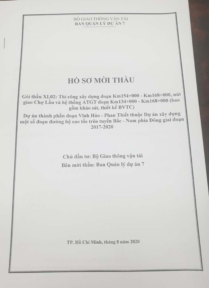 dau thau du an cao toc bac nam phia dong nhieu tieu chi gay kho cho nha thau