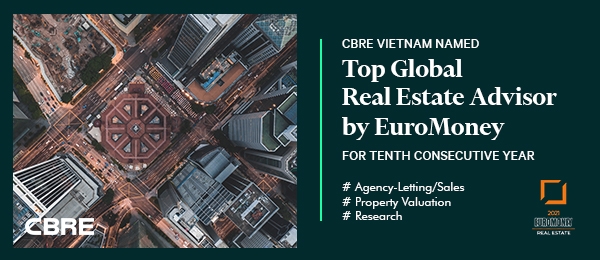 CBRE Việt Nam được vinh danh tại giải thưởng Euromoney lần thứ 10 liên tiếp