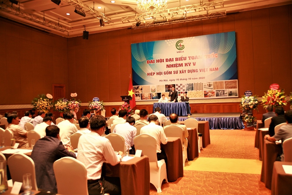 Hiệp hội Gốm sứ xây dựng Việt Nam tổ chức thành công Đại hội Đại biểu lần thứ V 