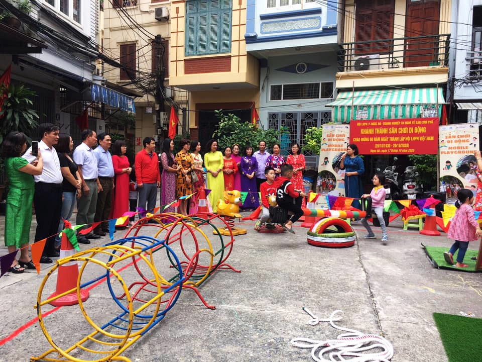 tre em ha noi se co san choi di dong tai cong dong dan cu