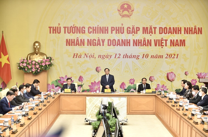 thu tuong pham minh chinh gap mat doanh nhan nhan ngay doanh nhan viet nam