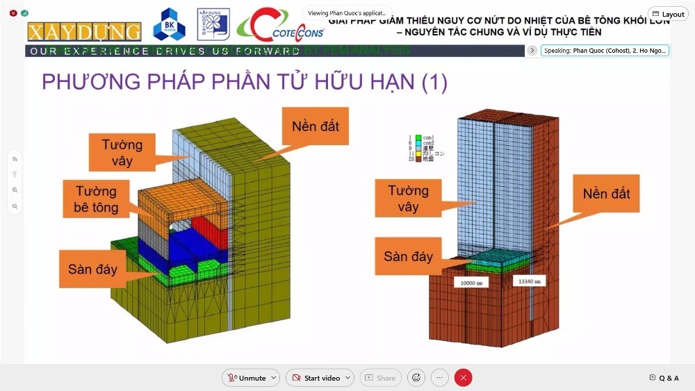 Giải pháp giảm thiểu nứt do nhiệt của bê tông khối lớn