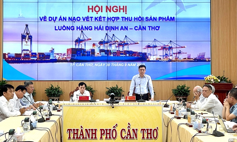 Nạo vét kết hợp thu hồi sản phẩm luồng hàng hải Định An-Cần Thơ có đem lại hiệu quả kinh tế-kỹ thuật?