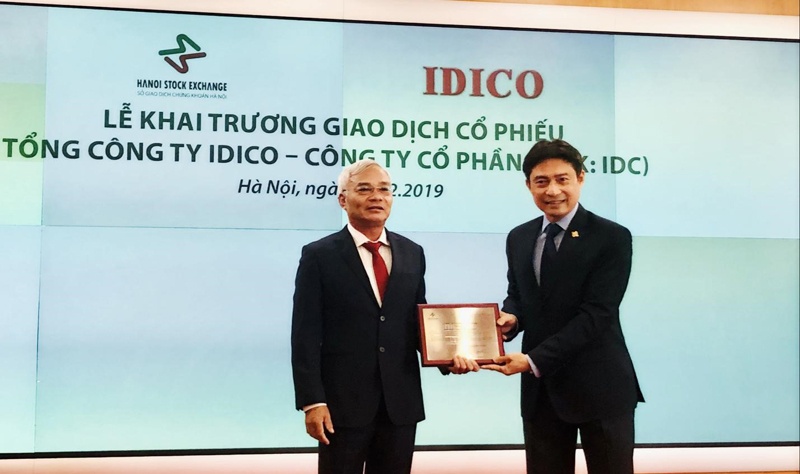 idico chinh thuc len san chung khoan ha noi