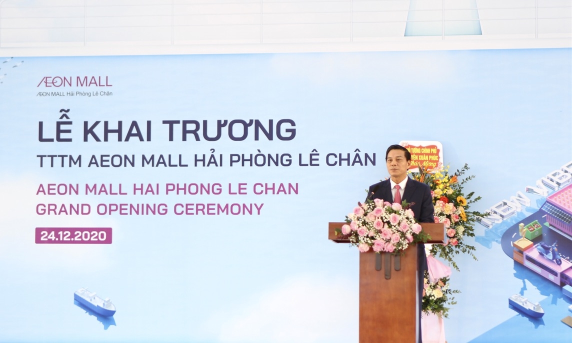 aeon mall hai phong le chan chinh thuc di vao hoat dong