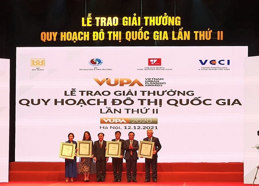 trao giai thuong quy hoach do thi quoc gia lan thu ii