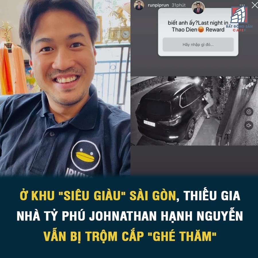 Thành phố Hồ Chí Minh: Trộm hành hoành tại Khu nhà siêu giàu trăm tỷ ở Thảo Điền  