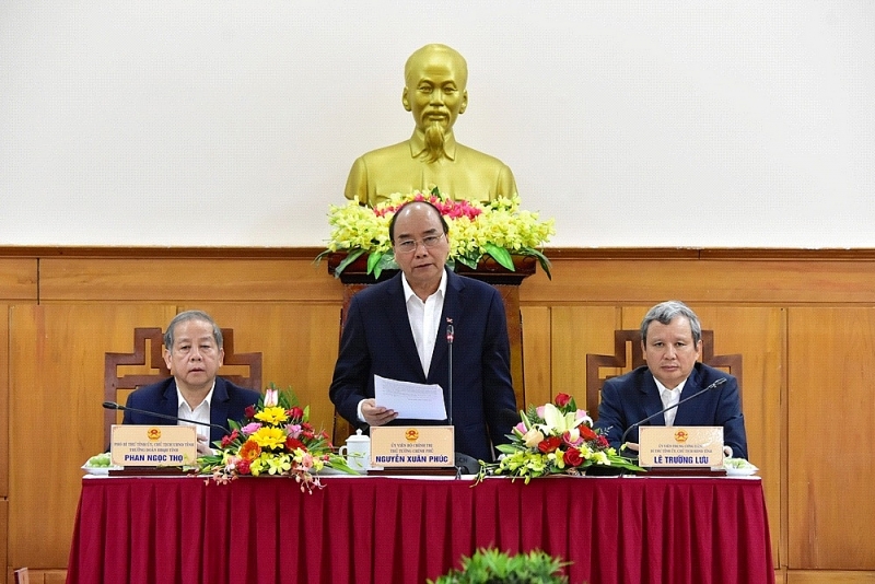 thu tuong chinh phu nguyen xuan phuc lam viec voi tinh thua thien hue