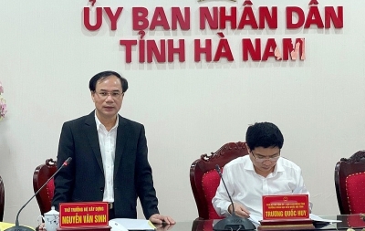 Deputy Minister Nguyen Van Sinh: Ha Nam needs to promote social housing development