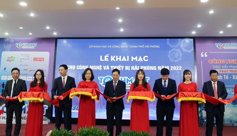 Khai mạc Chợ công nghệ và thiết bị Hải Phòng năm 2022