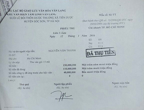 soc son ha noi can lam ro nhieu bat thuong tai khu du lich van hien tam linh van lang