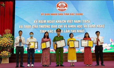 Bắc Giang: Tổ chức trao Giải thưởng Báo chí về khoa học và công nghệ lần thứ I