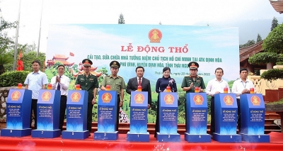 Thái Nguyên: 40 tỷ đồng cải tạo, sửa chữa Nhà tưởng niệm Chủ tịch Hồ Chí Minh tại Khu di tích ATK Định Hóa