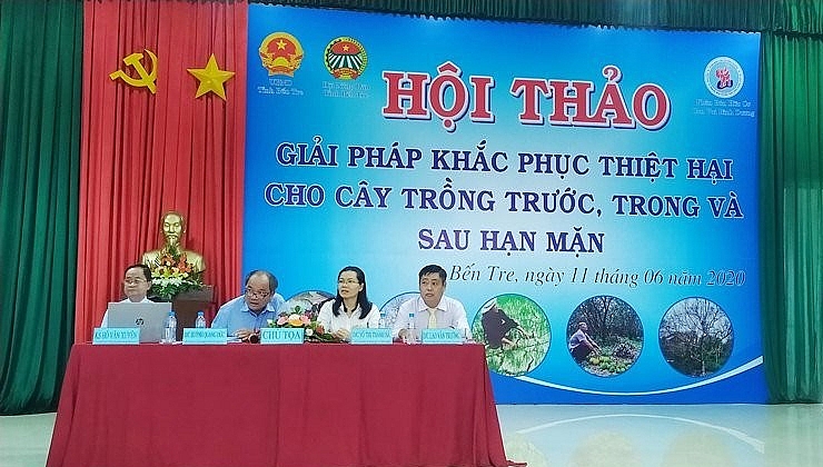 ben tre hop tac 4 nha trong tim kiem giai phap phat trien cay trong ben vung do han man