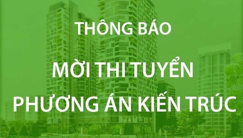 Thông báo mời thi tuyển phương án thiết kế kiến trúc công trình Trung tâm hội nghị tỉnh Yên Bái