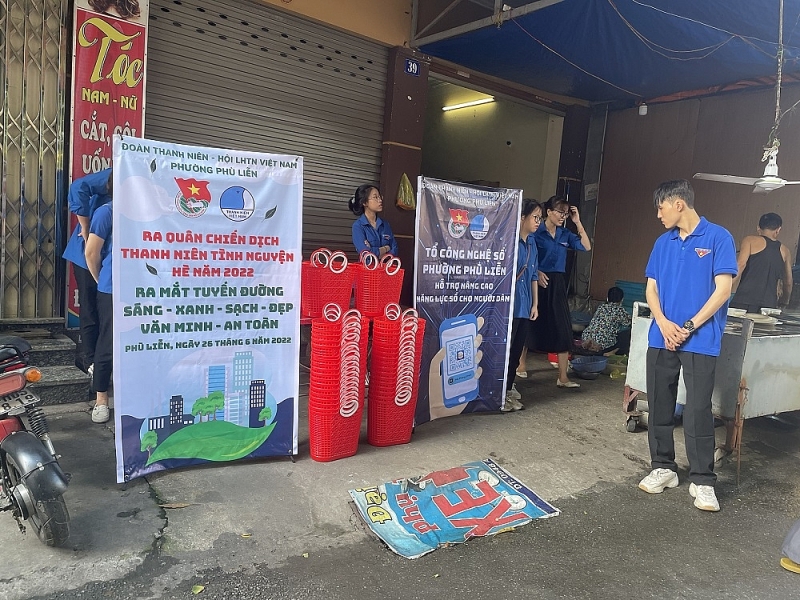 hai phong trien khai ngay cao diem chien si tinh nguyen vi van minh do thi