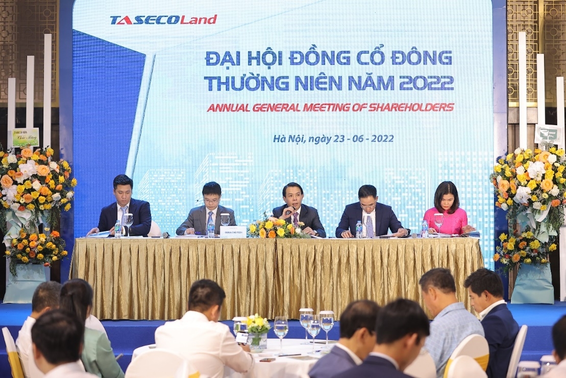 Đại hội đồng Cổ đông Taseco Land 2022: Thông qua phương án tăng vốn điều lệ lên 2.700 tỷ đồng