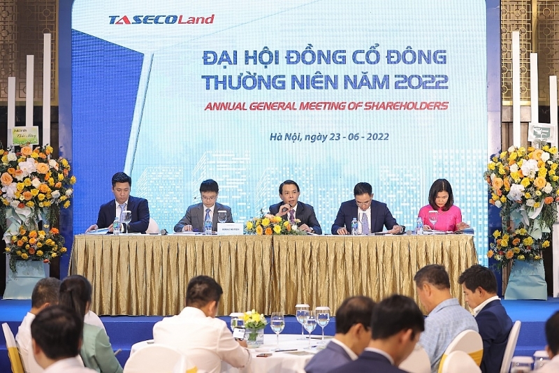 dai hoi dong co dong taseco land 2022 thong qua phuong an tang von dieu le len 2700 ty dong