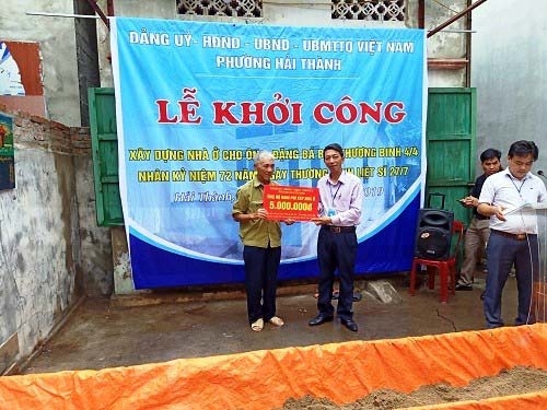 Hải Phòng: Hỗ trợ kinh phí gia đình có công với cách mạng xây mới, sửa chữa nhà