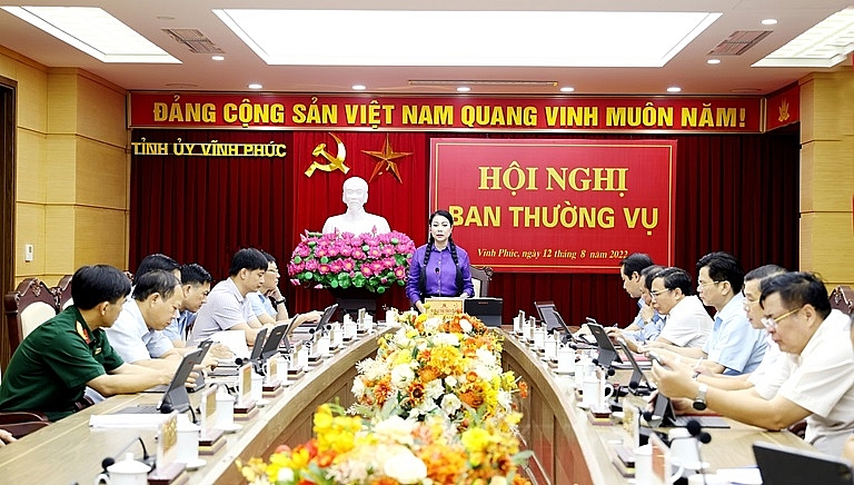 vinh phuc ban thuong vu tinh uy cho y kien cac noi dung lien quan den cong tac xay dung dang nong thon moi