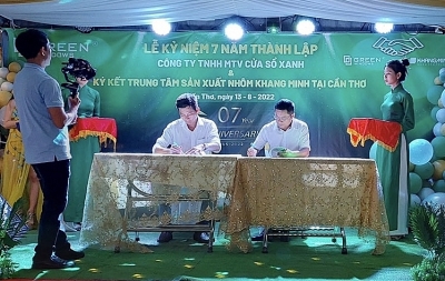 Lễ ký kết triển khai Trung tâm sản xuất Nhôm Khang Minh tại miền Tây Nam bộ
