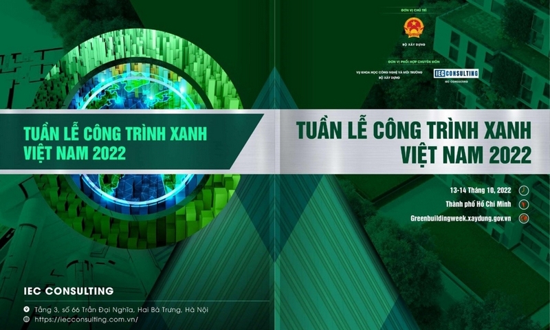 Nhiều sự kiện hấp dẫn diễn ra tại Tuần lễ Công trình xanh Việt Nam 2022