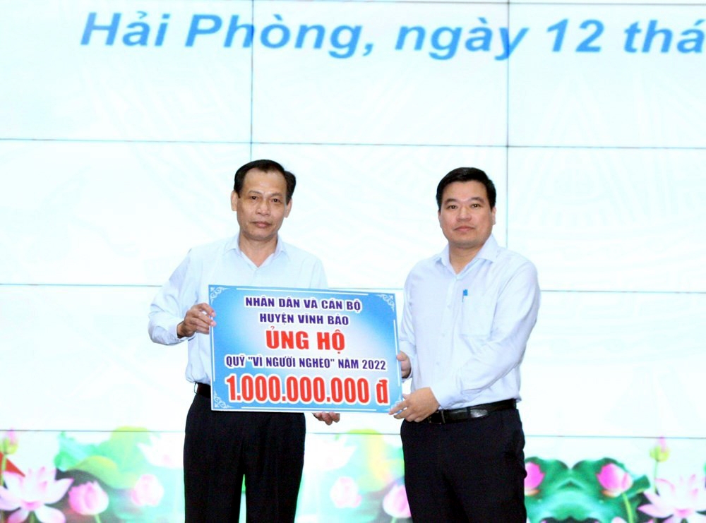 hai phong phat dong thang cao diem vi nguoi ngheo nam 2022