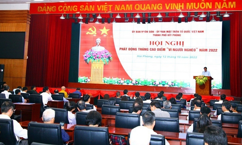 Hải Phòng: Phát động Tháng cao điểm “Vì người nghèo” năm 2022