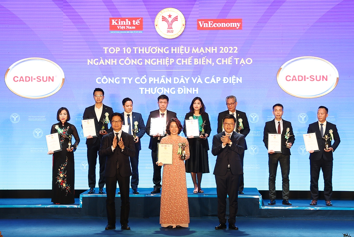 cadi sun top 10 thuong hieu manh nganh cong nghiep che bien che tao