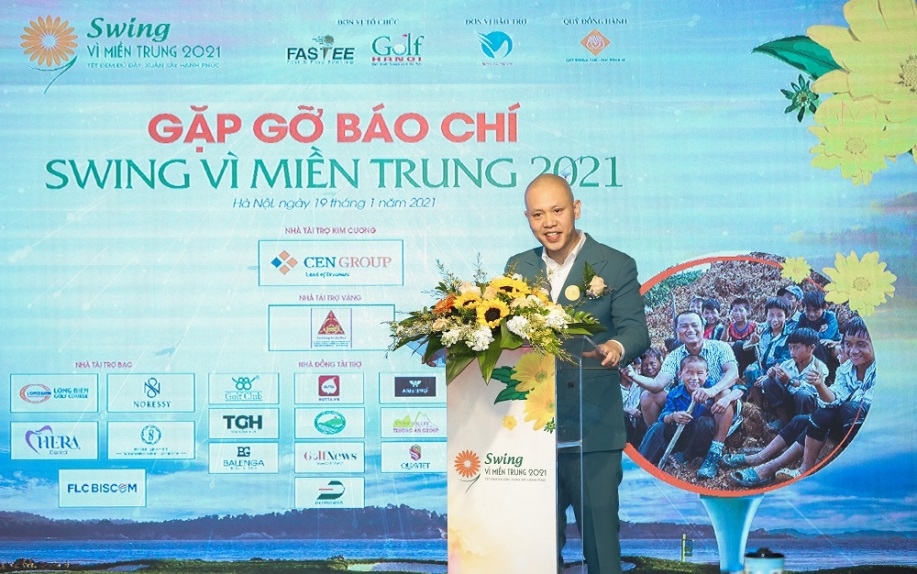 Giải golf từ thiện Swing vì miền Trung 2021 chính thức khởi động