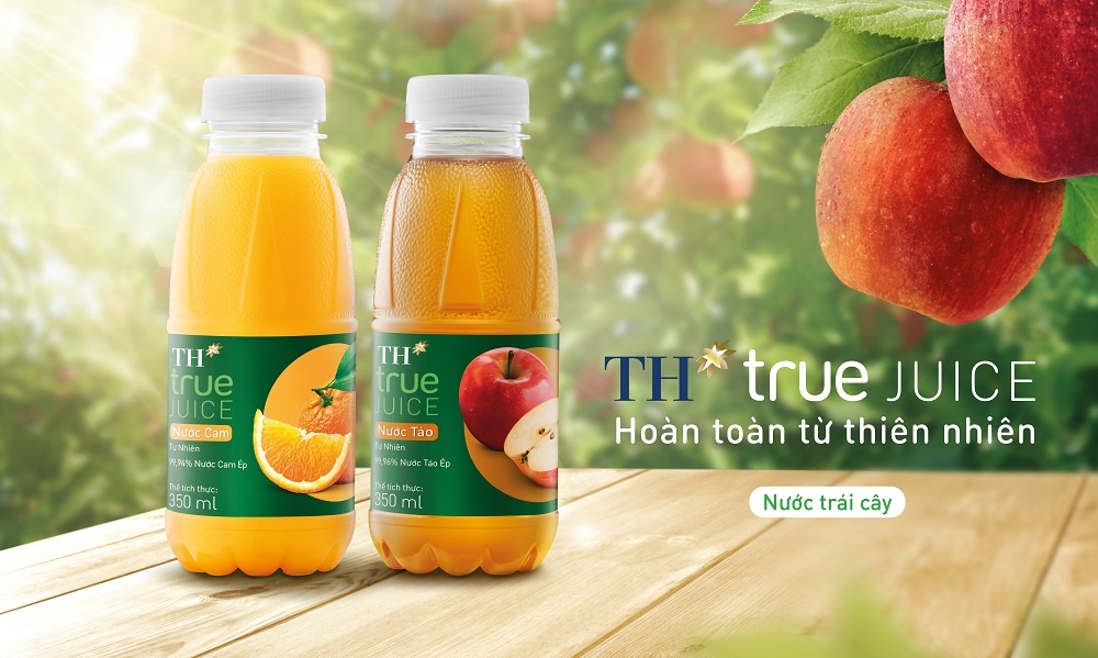 Tập đoàn TH lấn sân thị trường nước trái cây, ra mắt bộ sản phẩm TH true JUICE