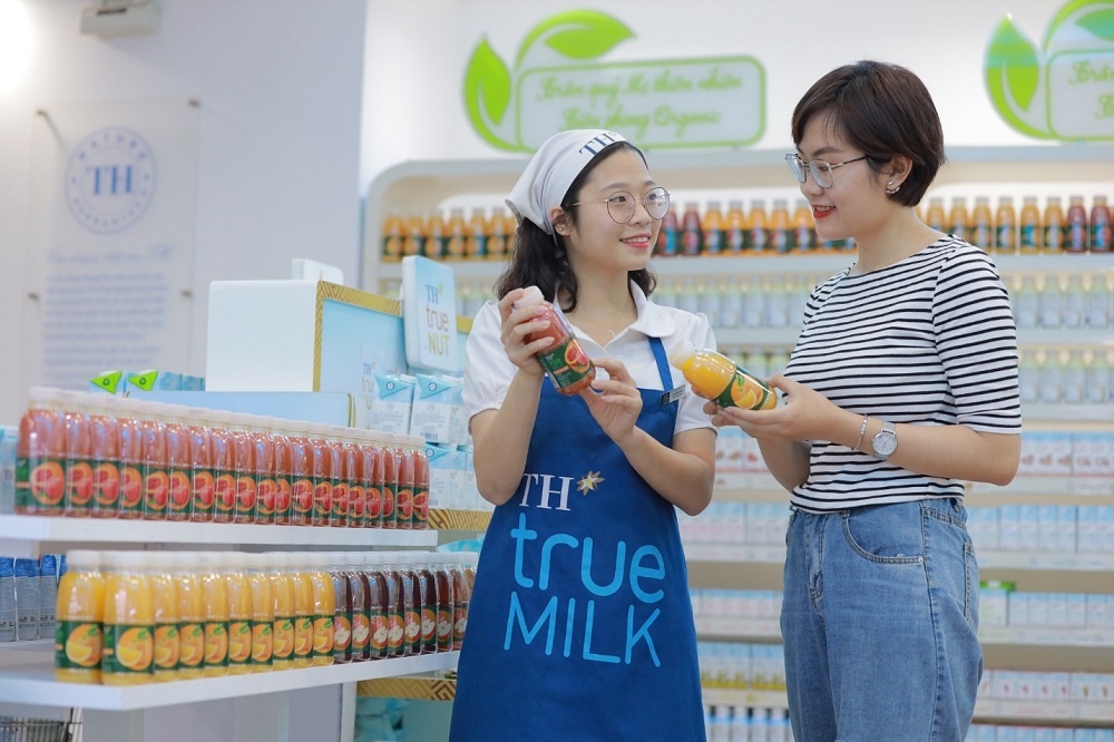 Nước ép trái cây tự nhiên TH true JUICE: Hoàn toàn từ trái cây thật, không sử dụng đường