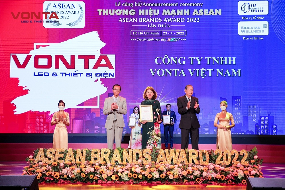 VONTA Việt Nam tự hào nhận giải thưởng “Thương hiệu mạnh ASEAN 2022”