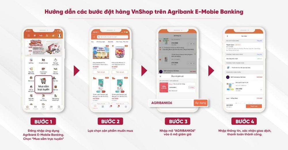 “Siêu ưu đãi” tháng 6 khi sử dụng ứng dụng Agribank E-Mobile Banking