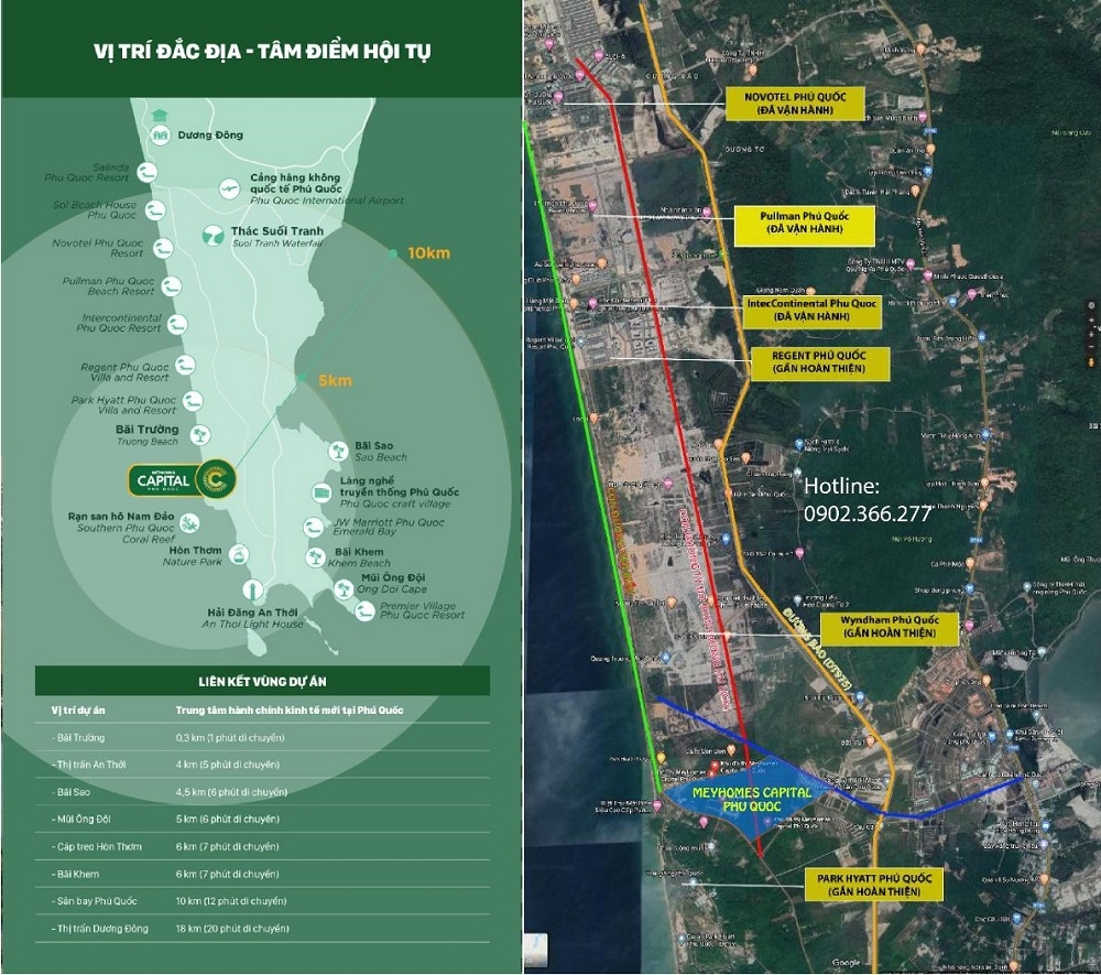 Đánh giá tiềm năng vị trí dự án Meyhomes Capital Phú Quốc