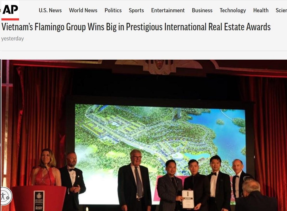 Báo quốc tế đồng loạt đưa tin công trình ấn tượng của Việt Nam đạt giải Bất động sản quốc tế IPA 2022 danh giá