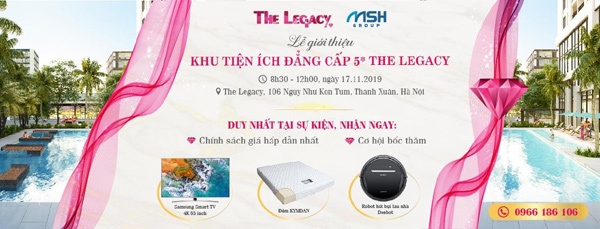 Chủ đầu tư The Legacy trình làng khu tiện ích cao cấp