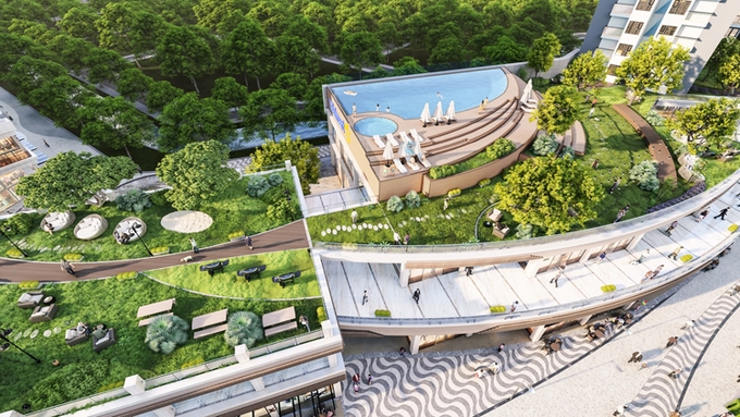 Những hình ảnh cực chất về toà tháp căn hộ 5 sao đầu tiên tại Ecopark