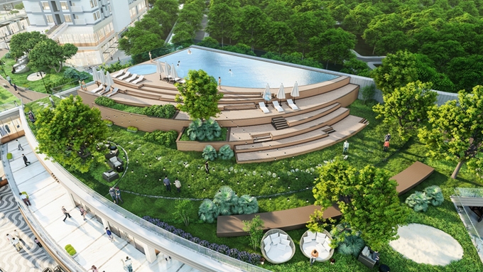 Những hình ảnh cực chất về toà tháp căn hộ 5 sao đầu tiên tại Ecopark