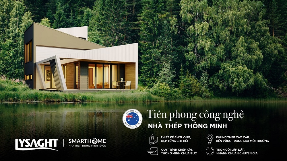 LYSAGHT® SMARTHOME™ - Nhà thép thông minh từ Úc lần đầu tiên tại Việt Nam