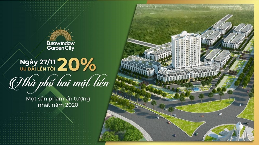 Ưu đãi lên tới 20% khi mua nhà tại Eurowindow Garden City