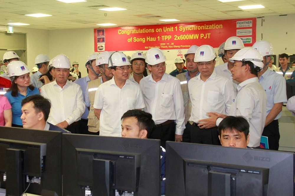 Tổ máy số 1 Nhà máy Nhiệt điện Sông Hậu 1 hòa đồng bộ thành công vào hệ thống điện quốc gia 500kV