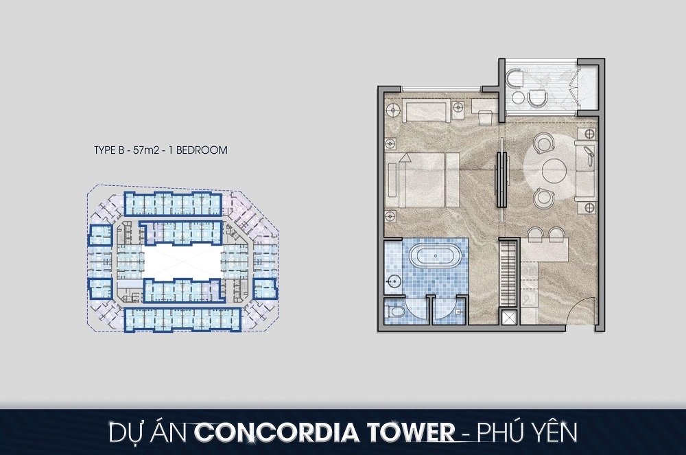 Hé lộ thiết kế ấn tượng dự án Concordia Tower - Phú Yên