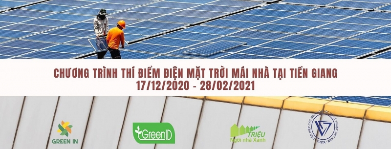 greenid trien khai thi diem lap dat dien mat troi mai nha tai tien giang