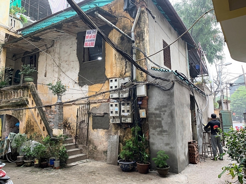 hai ba trung ha noi can kiem tra ngay viec sua chua cai tao tai biet thu so 16 tang bat ho