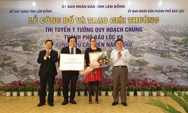 Liên danh Viện Kiến trúc quốc gia - AREP Ville đạt giải Nhất cuộc thi “Ý tưởng quy hoạch chung thành phố Bảo Lộc và vùng phụ cận đến năm 2040”