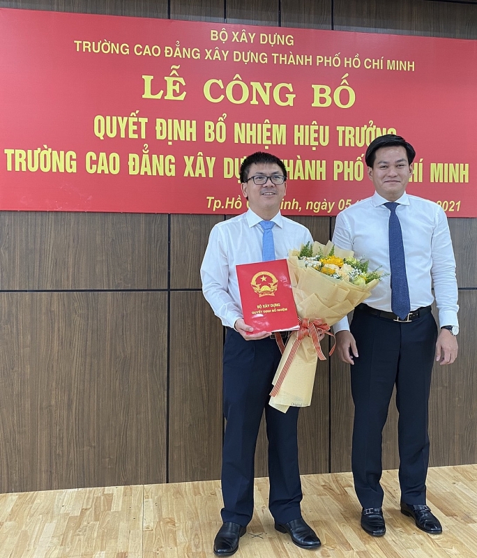 cong bo quyet dinh bo nhiem hieu truong truong cao dang xay dung thanh pho ho chi minh